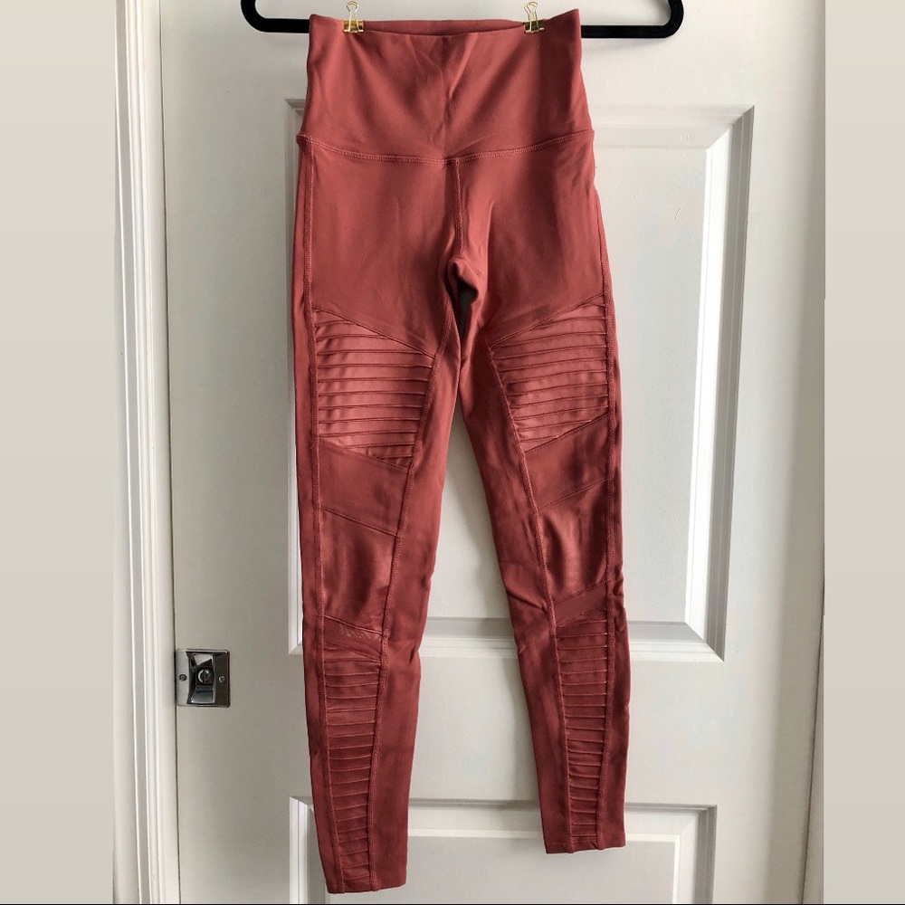 All yoga high waisted moto leggings